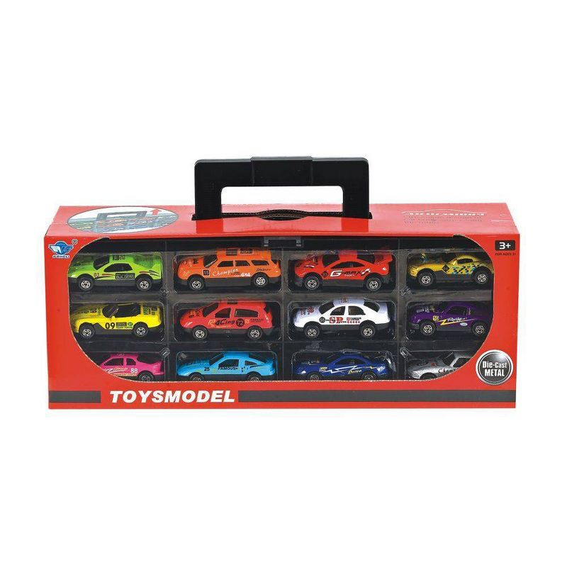 Lucky Toys 1:64 Scale Pull Back Car Set 12pc