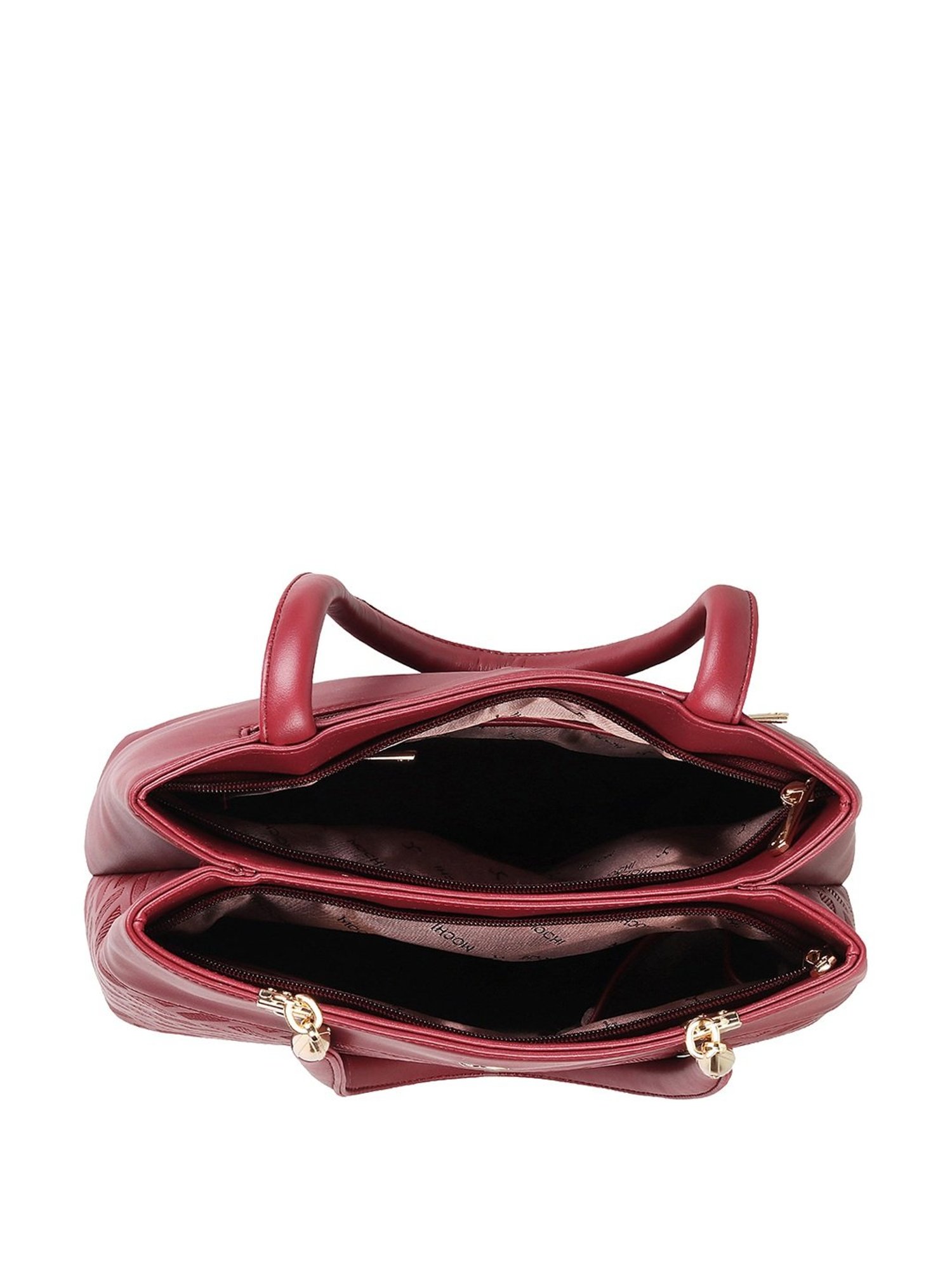 Tohl Avon Black Solid Medium Handbag