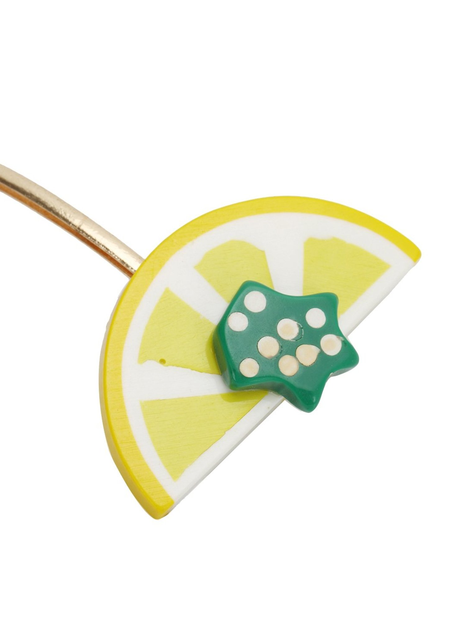 Golden Embellished Hair Clip - Set of 3