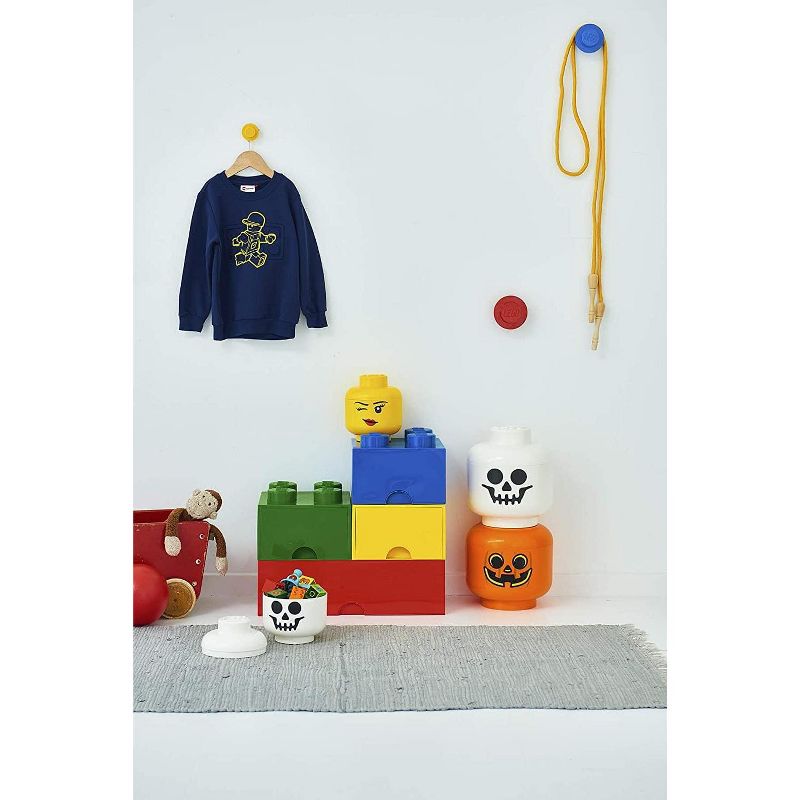 Room Copenhagen LEGO Large 9 x 10 Inch Plastic Storage Head | Winking