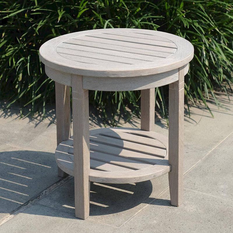Sherwood 3pc Outdoor Solid Teak Chat Set - Cambridge Casual