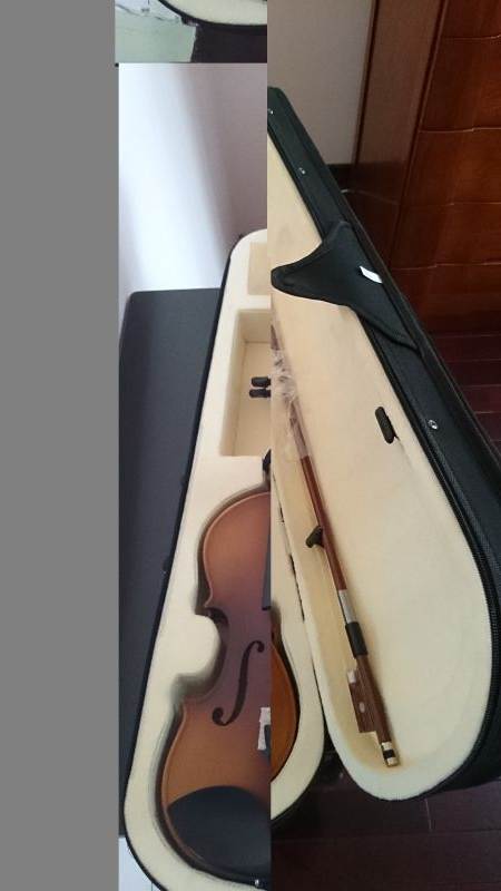 Student Acoustic Violin Full 1/4 Maple Spruce with Case Bow Rosin Classical