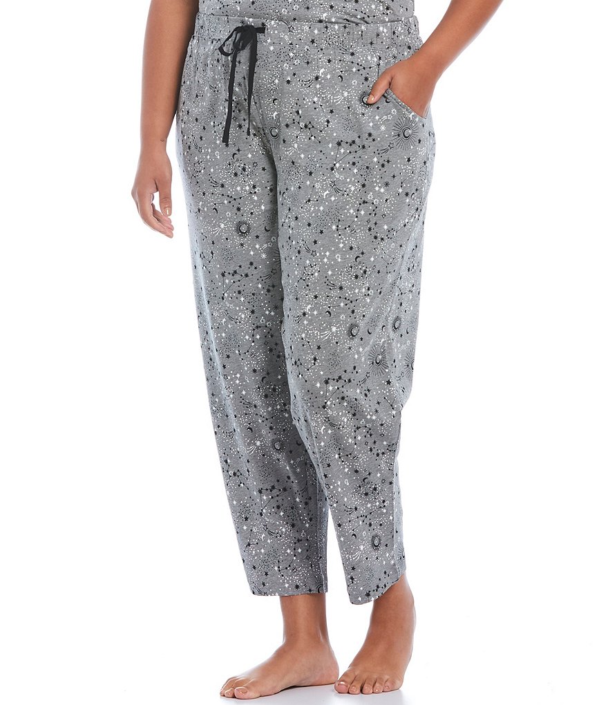 Sleep Sense Plus Cosmic Stars Print Coordinating Ankle Length Sleep Pants