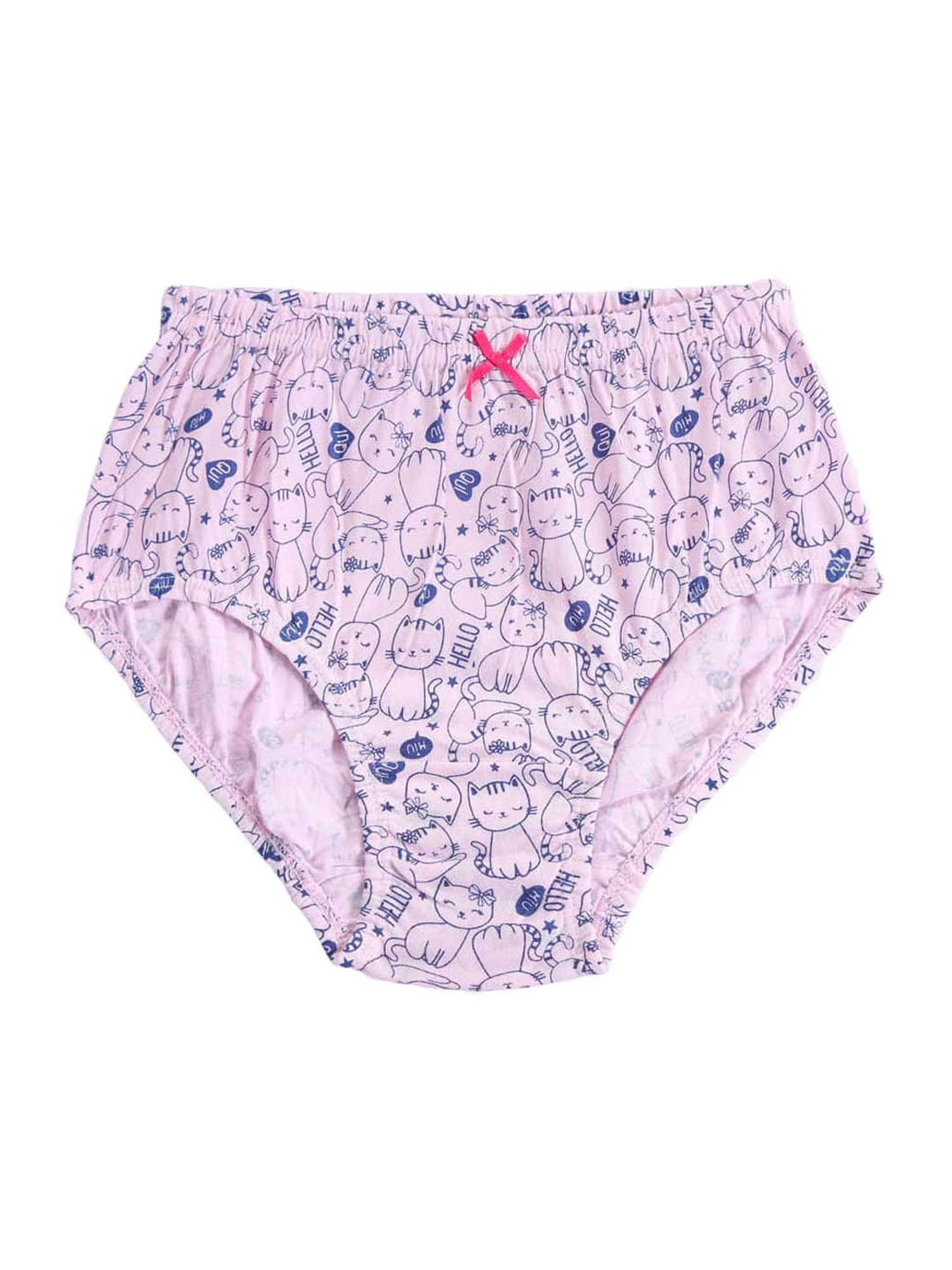 D'chica Kids Multicolor Cotton Printed Panties - Pack of 6