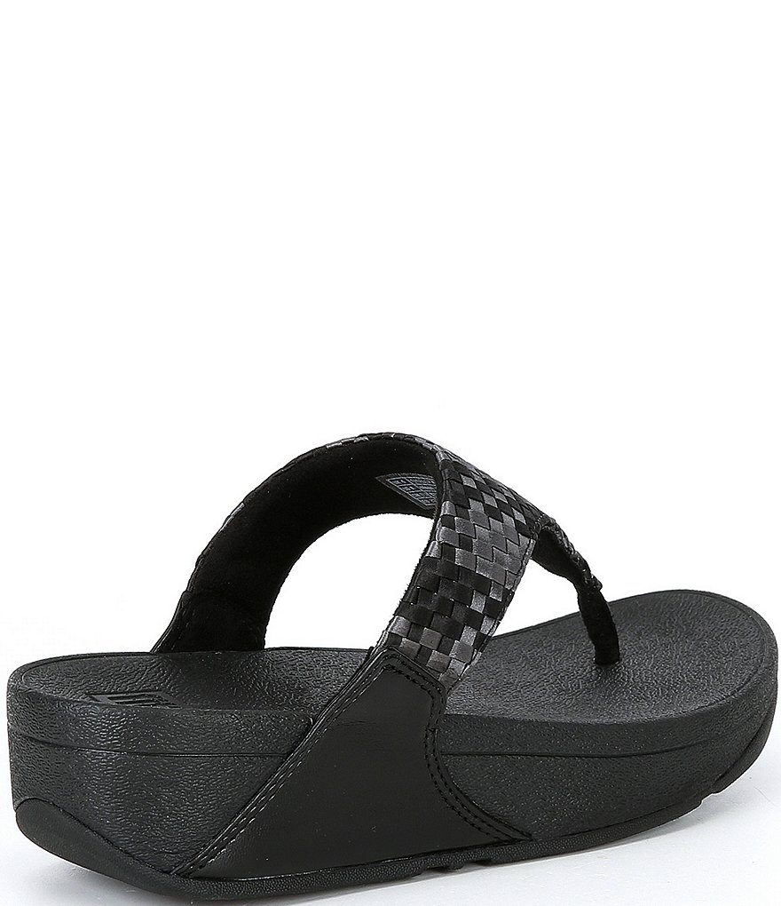 FitFlop Lulu Silky Weave Toe Post Sandals