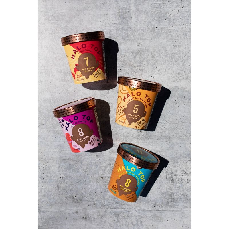 Halo Top Keto Peanut Butter Chocolate Frozen Dessert - 16oz