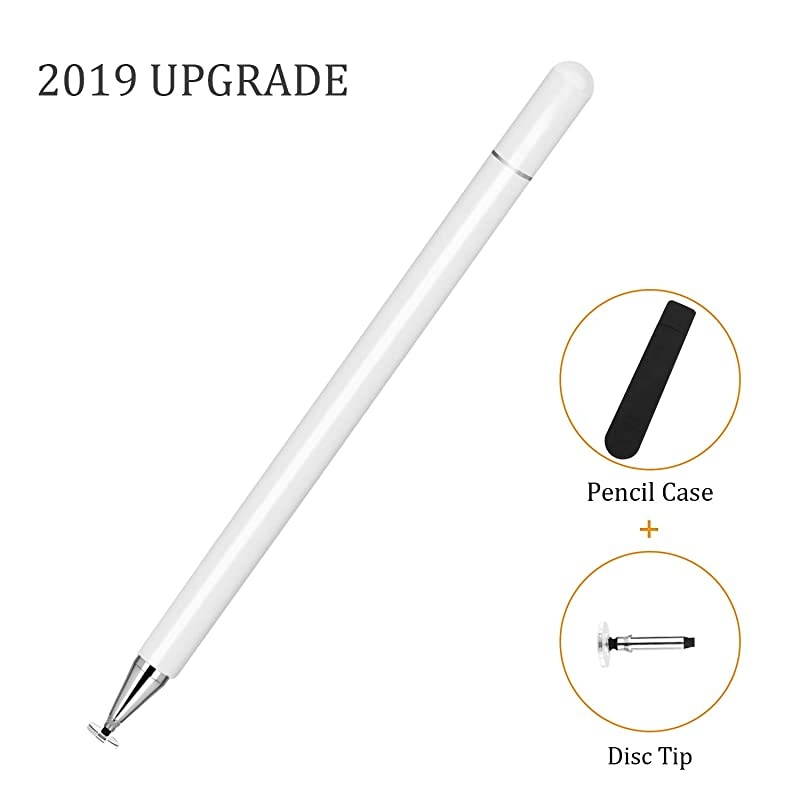 ElegantPen Disc Stylus Pen Touch Screen Digital Pencil Compatible for iPad iPhone Samsung Note 10 Google Pixel 3 and More Capacitive Smartphones and Tablets