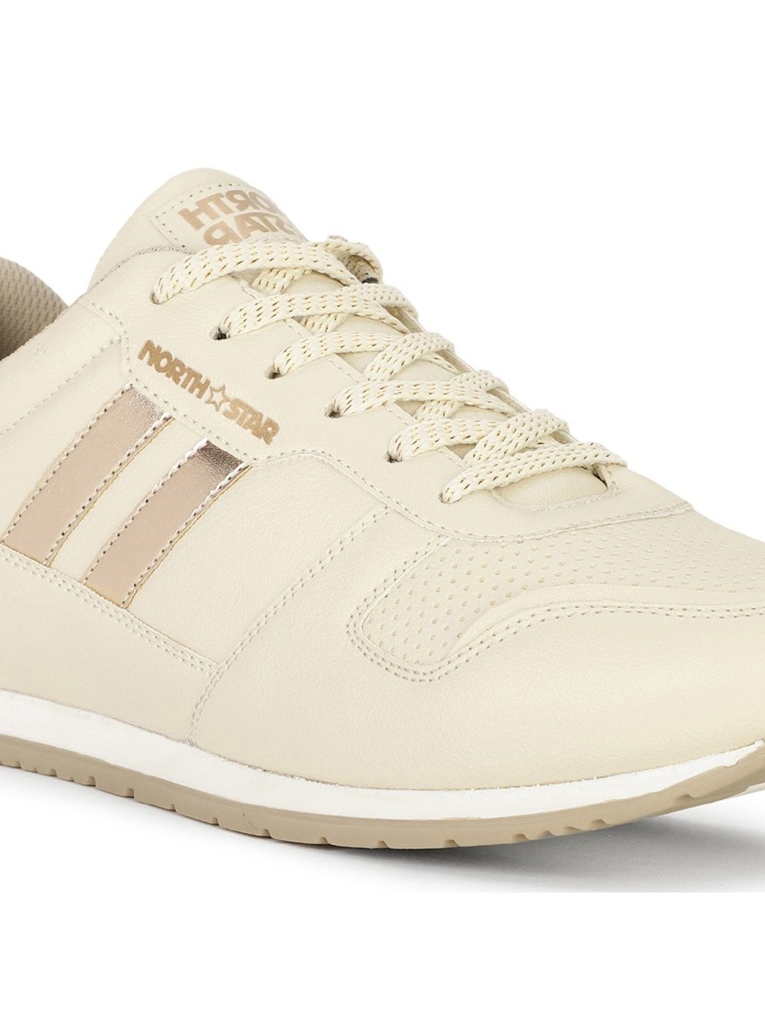 North Star by Bata Women's Beige Sneakers