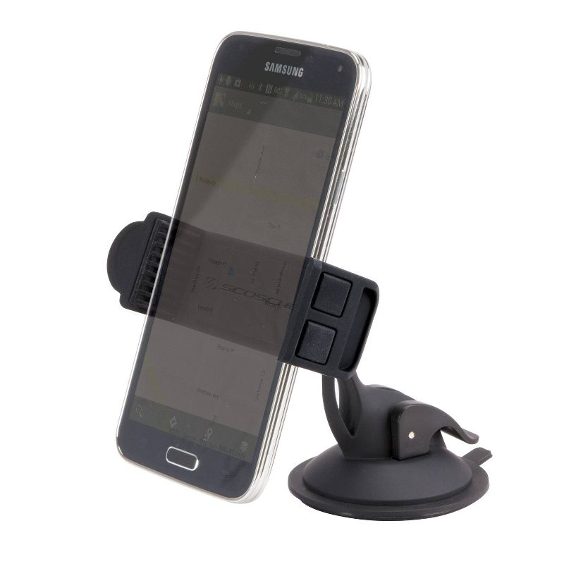 Macally Dashboard and Windshield Suction Cup Phone Mount Holder With Extendable Arm