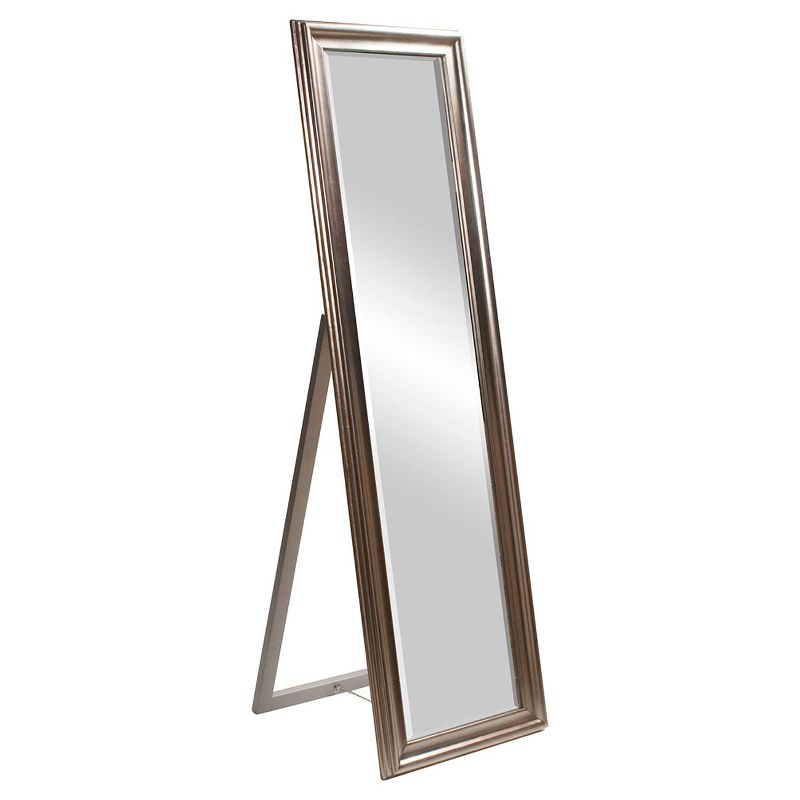 Rectangle Taylor Floor Mirror Light Silver - Howard Elliott
