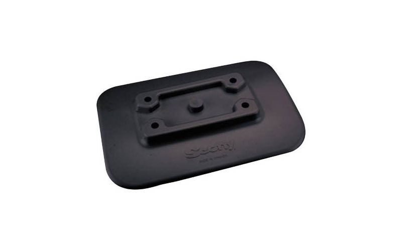 Scotty Glue-On  Pad For Inflatable Boats Black