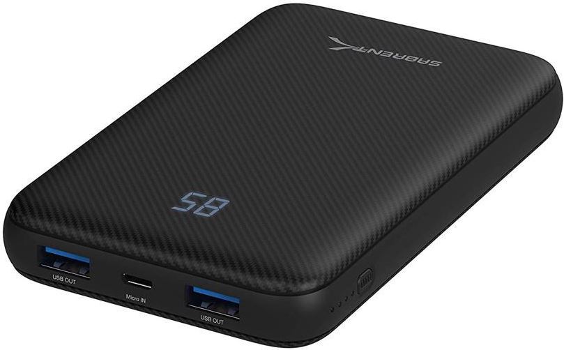 Sabrent 20000 mAh USB C PD Power Bank with Quick Charge 3.0 USB (PB-Y20B)