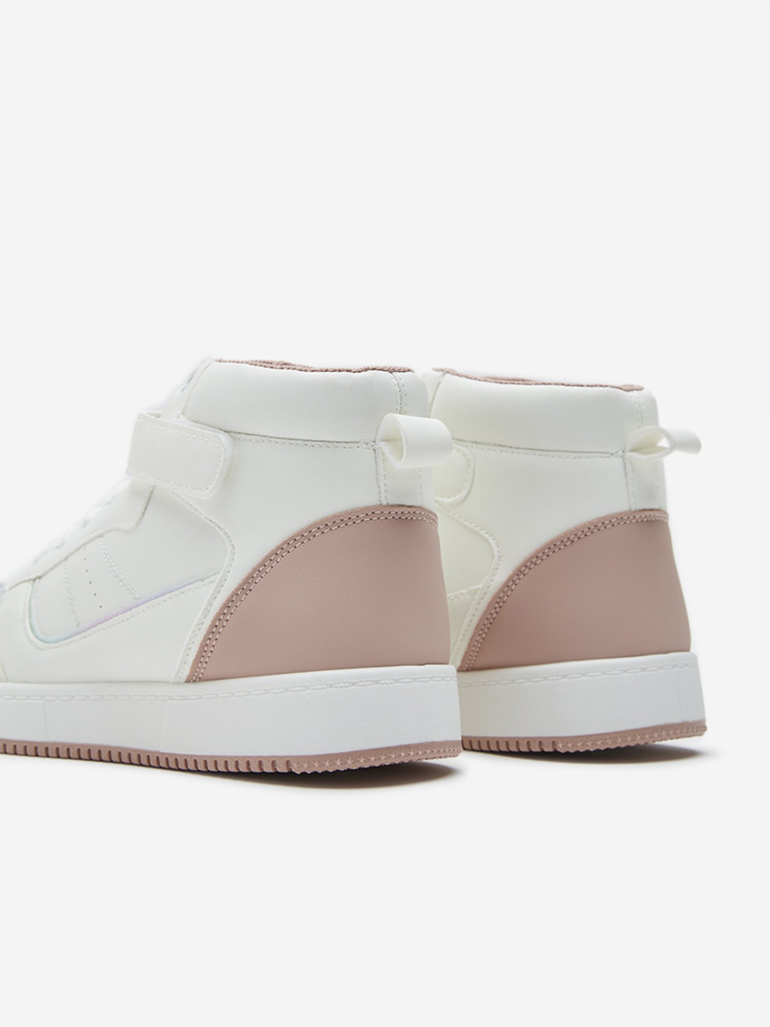 Yellow by Westside Pink High-Top Lace-Up Boots