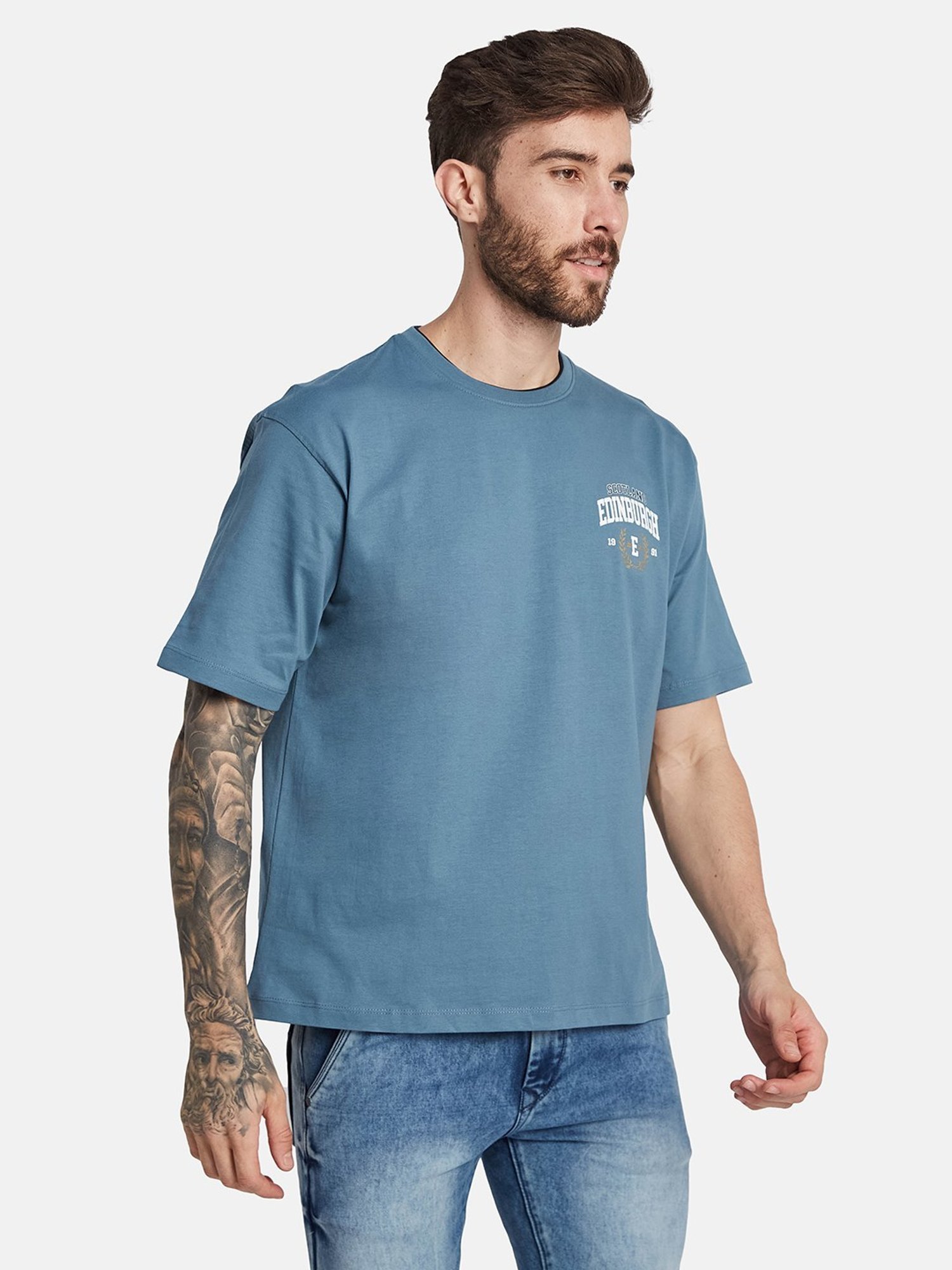 Octave Nile Regular Fit Printed T-Shirt