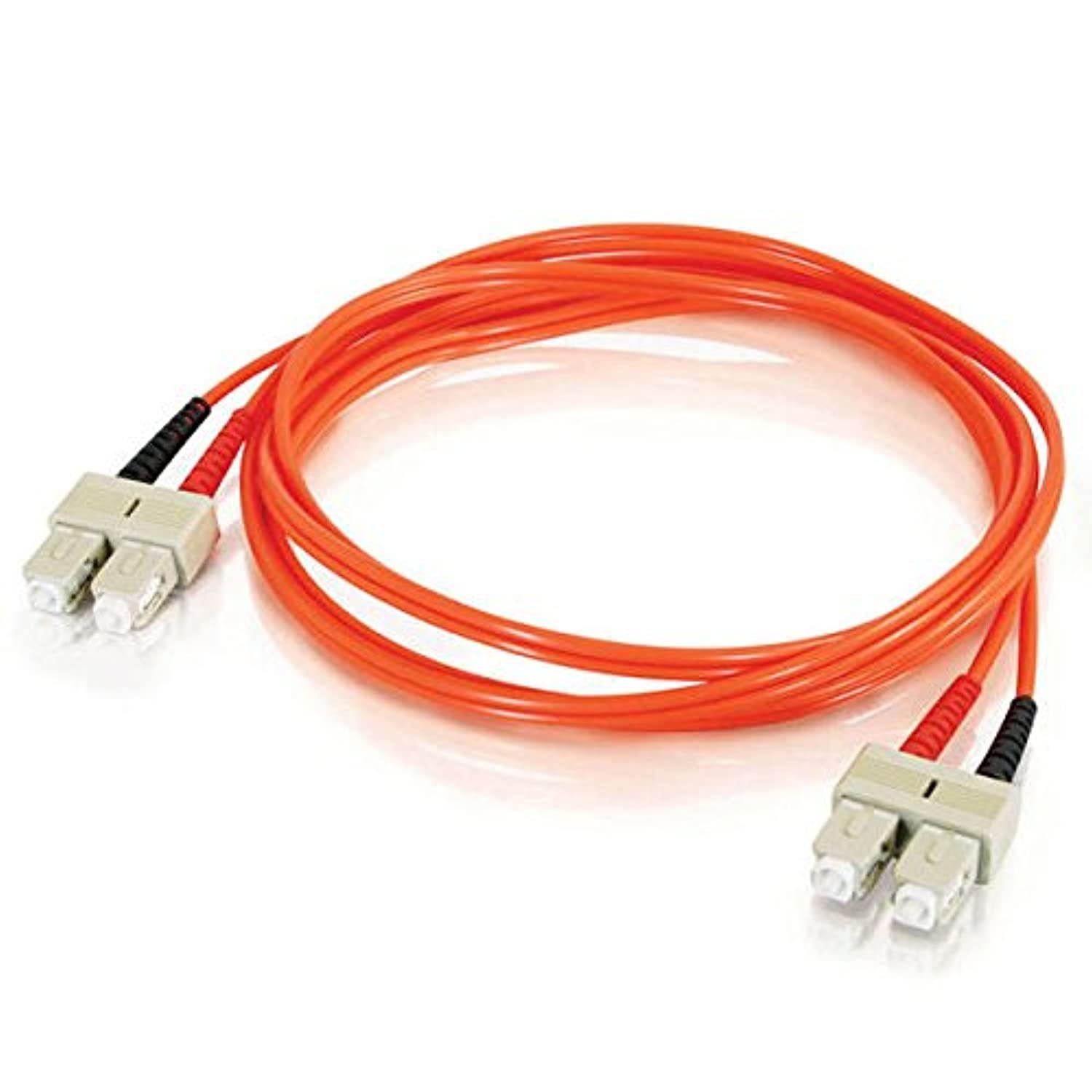 C2G/Cables to Go 14563 SC/SC Duplex 50/125 Multimode Fiber Patch Cable (4 Meters, Orange)