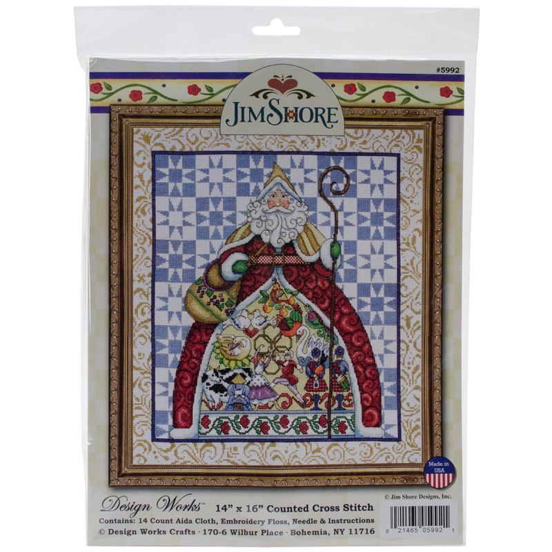 Design Works Counted Cross Stitch Kit 14"X16"-12 Days by Jim Shore (14 Count)