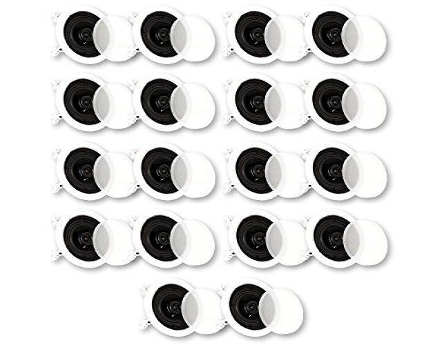 Theater Solutions CS4C In Ceiling Speakers Surround Sound Home Theater 9 Pair Pack 9CS4C