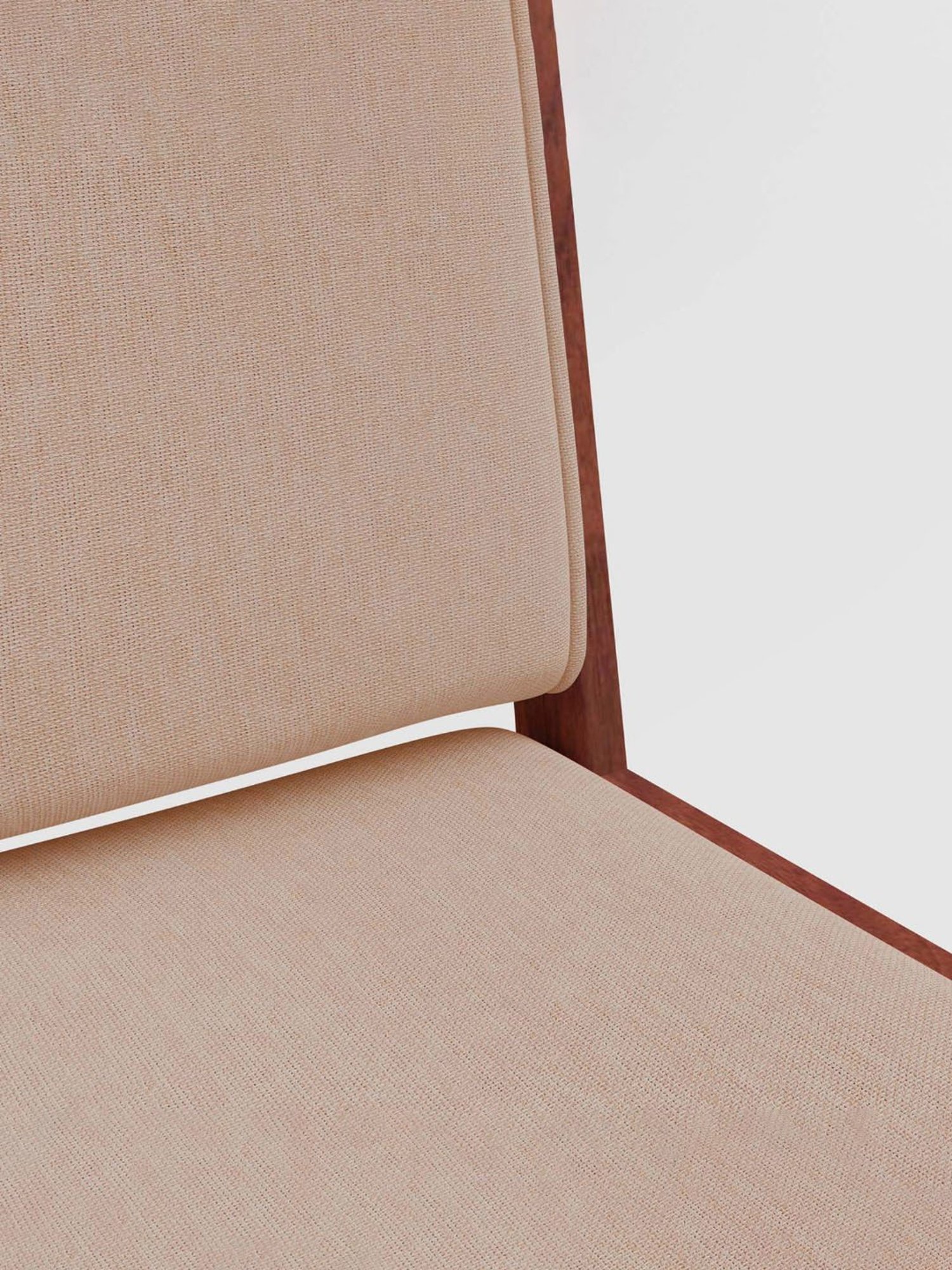 Godrej Interio Bliss Beige Sheesham Wood Dining Chair (Set of 2)