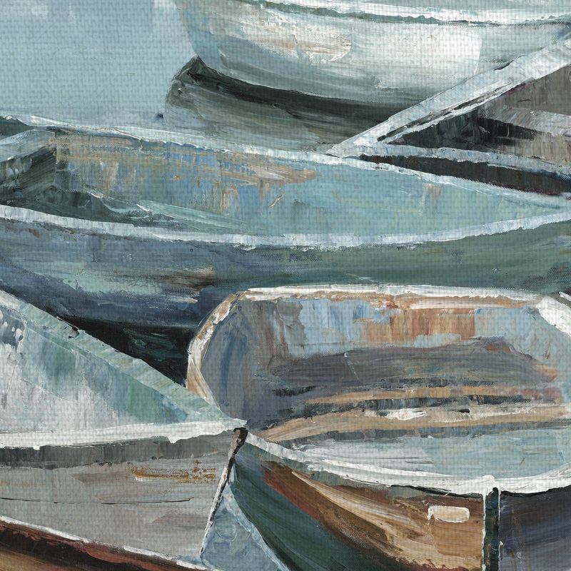 Rowing Soft By Sandy Doonan Wrapped Unframed Wall Canvas - Masterpiece Art Gallery