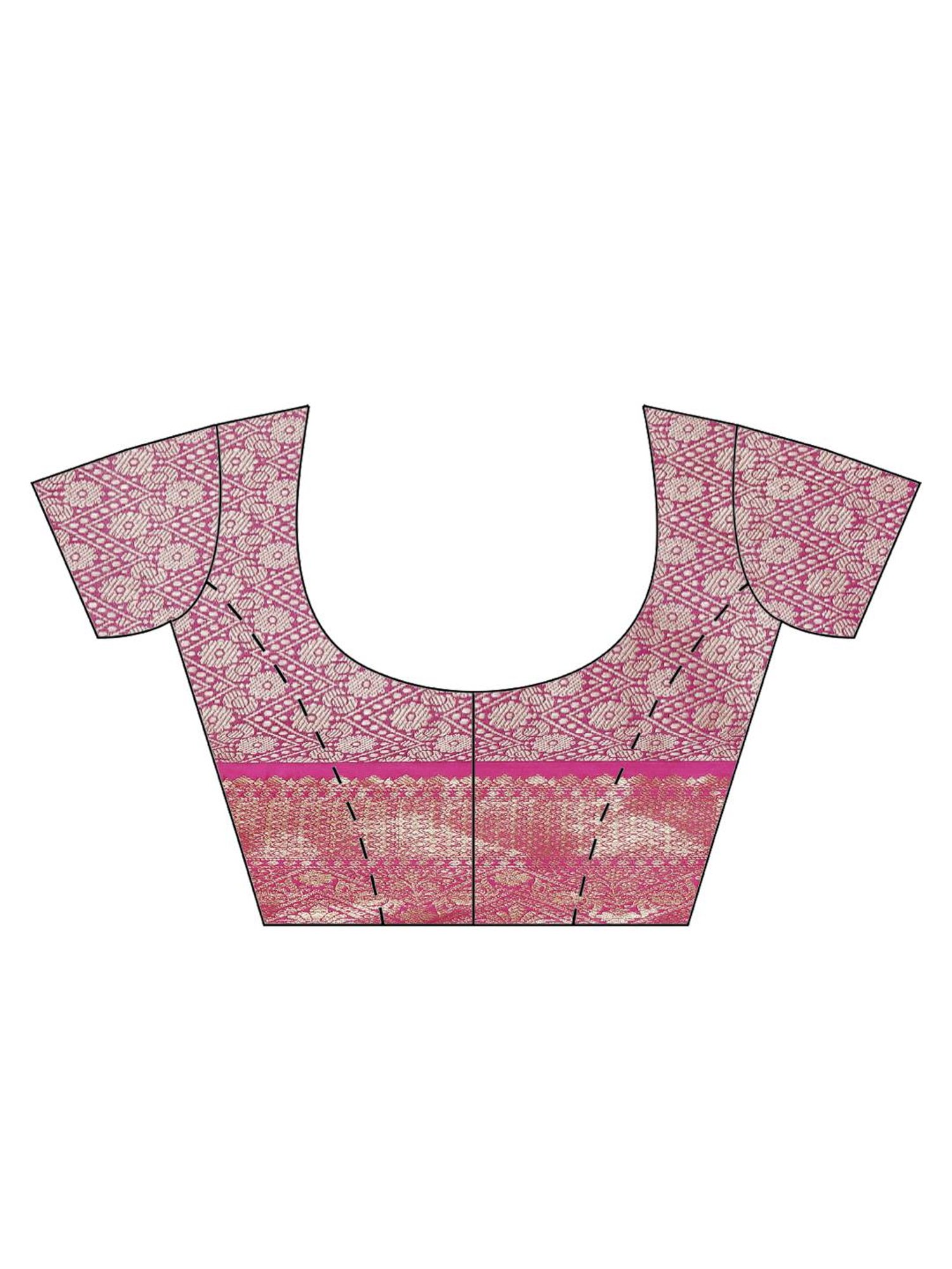 Banarasi Silk Works  Woven Saree with Blouse