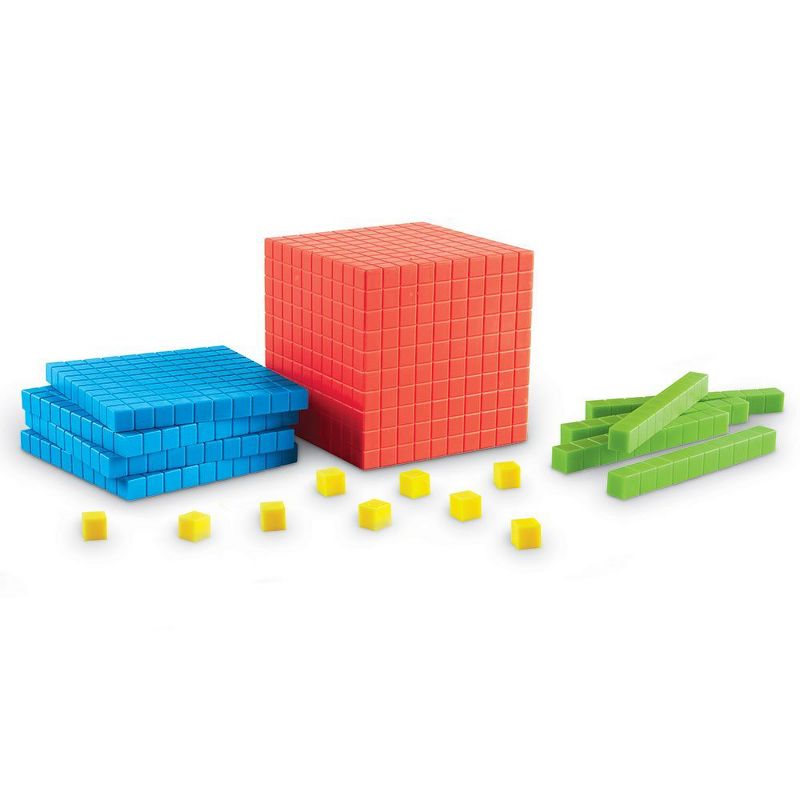 Learning Resources Brights! Base Ten Starter Kit, Math Tool, Ages 6+