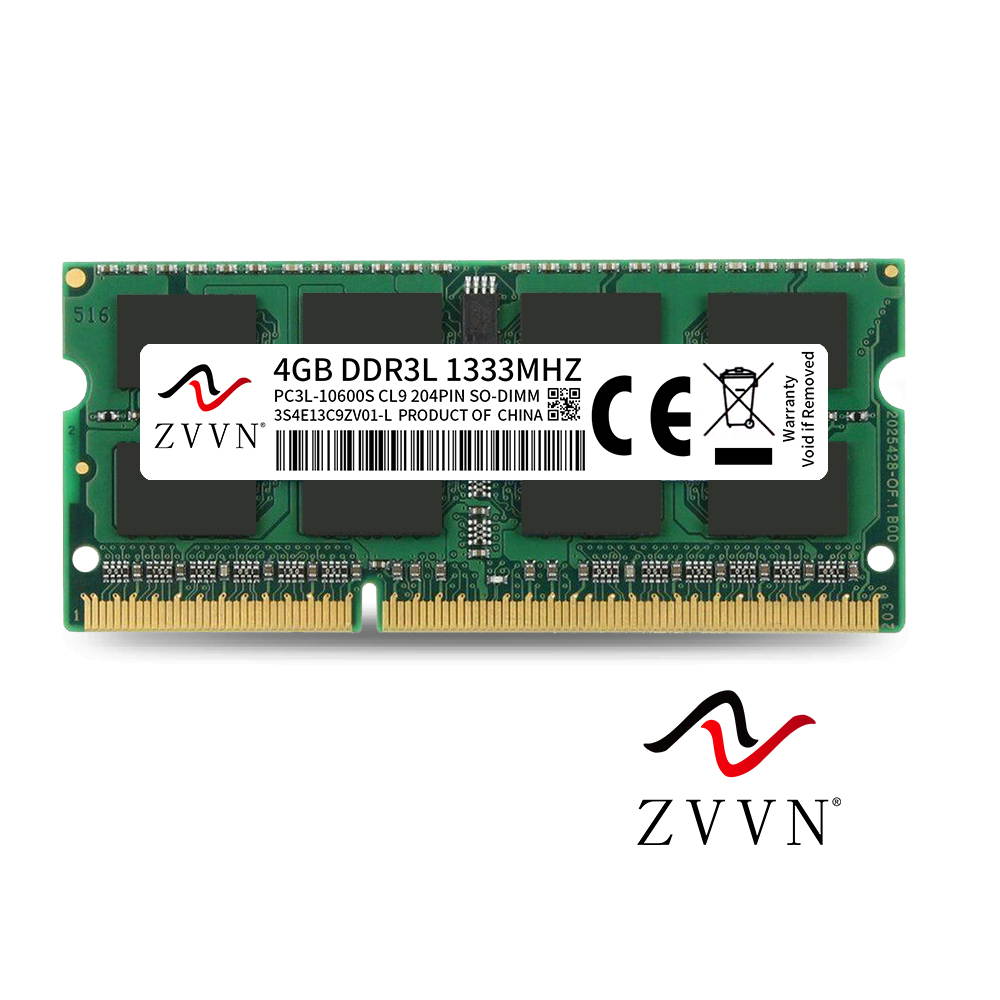 ZVVN 8GB Kit (2x 4GB) 204-Pin DDR3L SO-DIMM DDR3L 1333 (PC3L 10600) 1.35V Laptop Notebook Memory Model 3S4E13C9ZV02-L