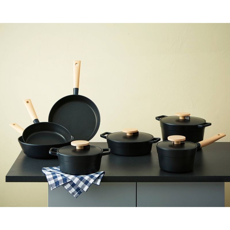 LocknLock Minimal 11" Wok Black