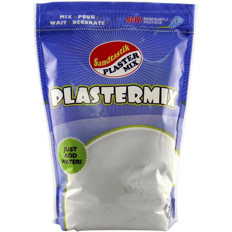 Sandtastik Plastermix Art Plaster, Arctic White, 5 Pounds