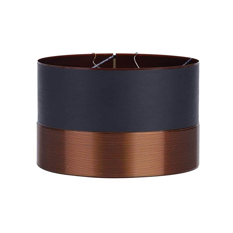 1PCS Speaker Voice Coil 75.5mm Replacement Audio Bass Voice Coil Woofer Sound Drive with High Performance, Suitable for The Speaker Repair of Stages, Portable and Easy to Install