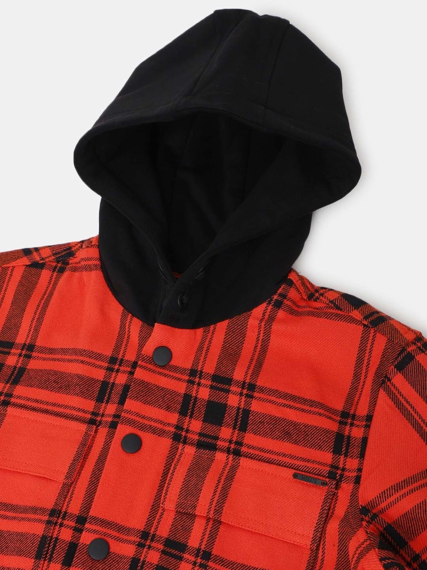 Antony Morato Kids Red Cotton Full Sleeves Shirt