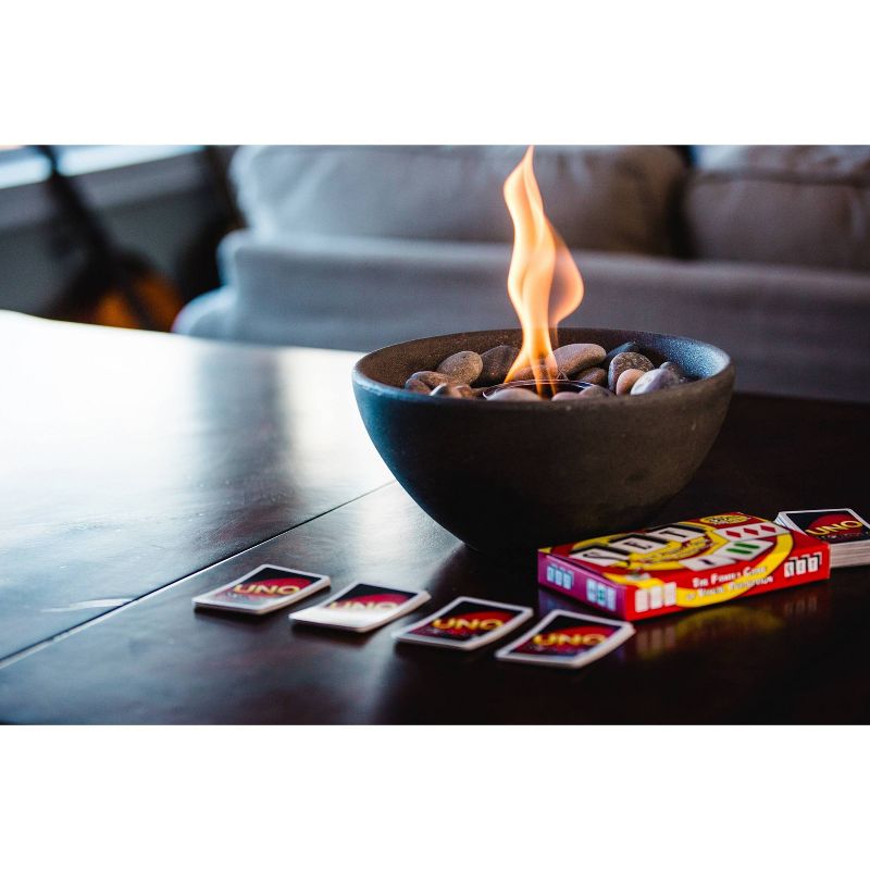 Basin Outdoor Table Top Fire Bowl - Graphite - Terra Flame