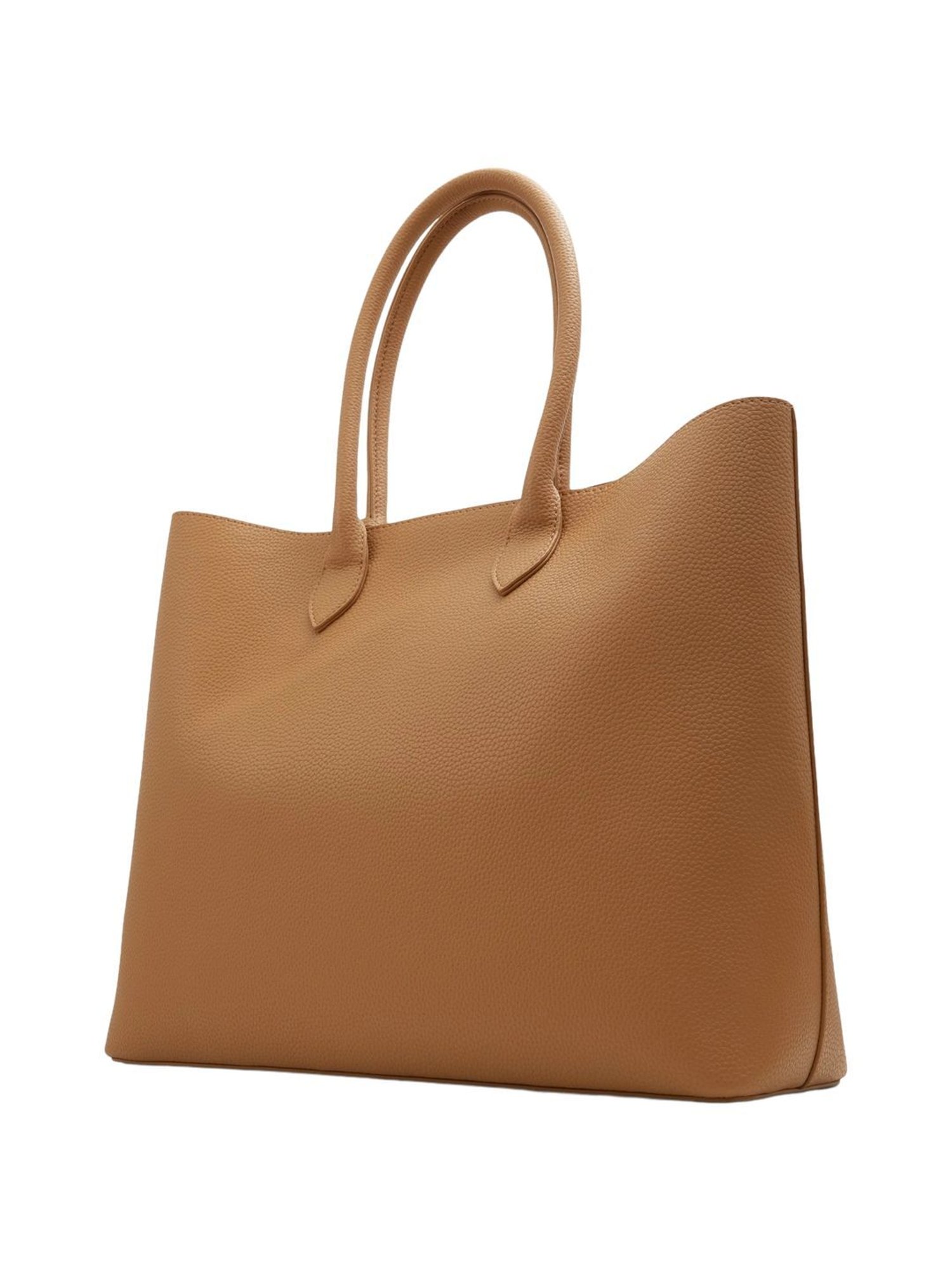 Call It Spring Beige Solid Large Tote Handbag