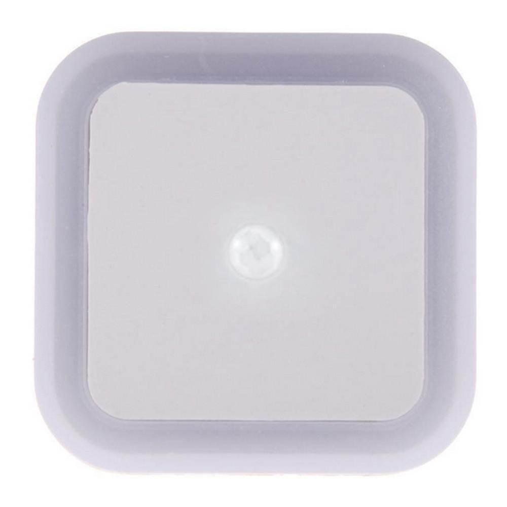 LED Body Induction Sensor Controlled Night Light ABS    White