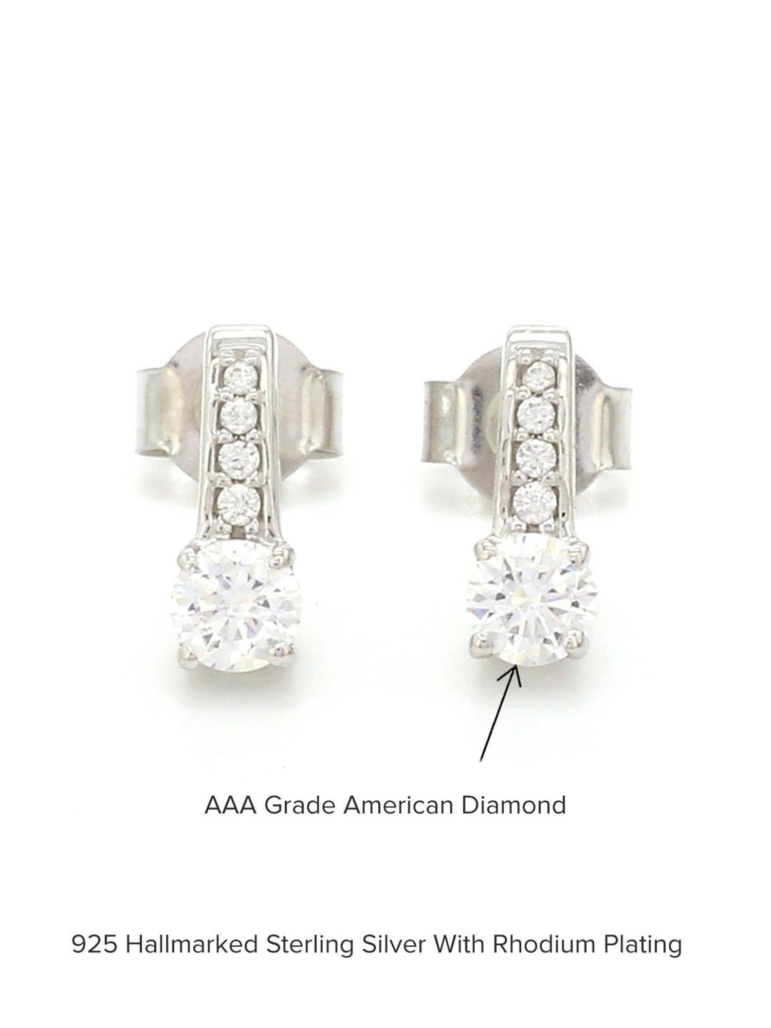 Ornate Jewels 92.5 Sterling Silver Earrings for Women