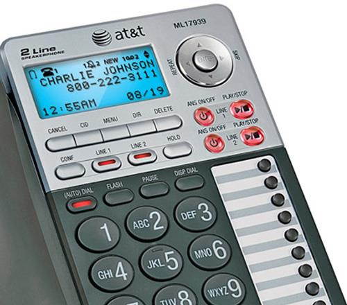 Vtech ML17939 Standard Phone 2 x Phone Line(s) - 1 x Sub-mini phone Headset 1 x Data - Black