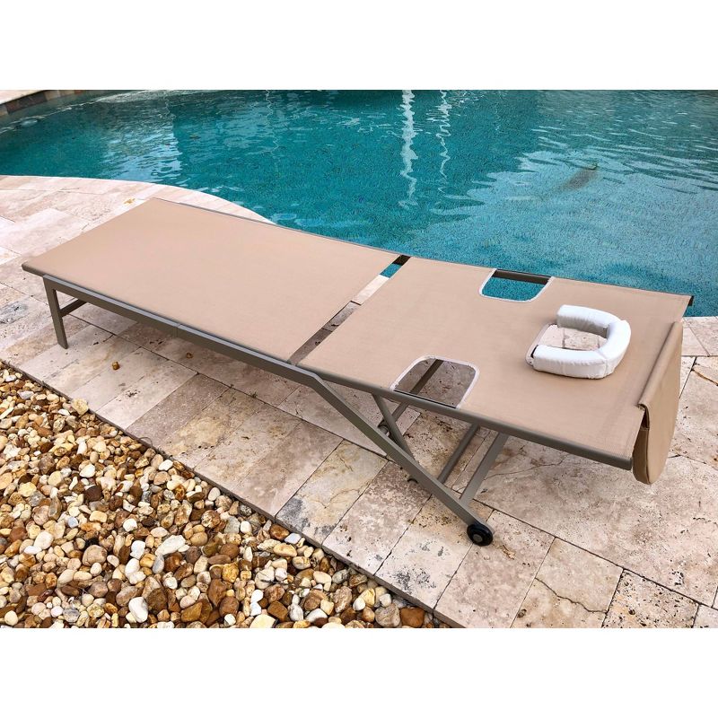 Chatham 2pk Chaise Lounge Tan/Taupe - Ostrich