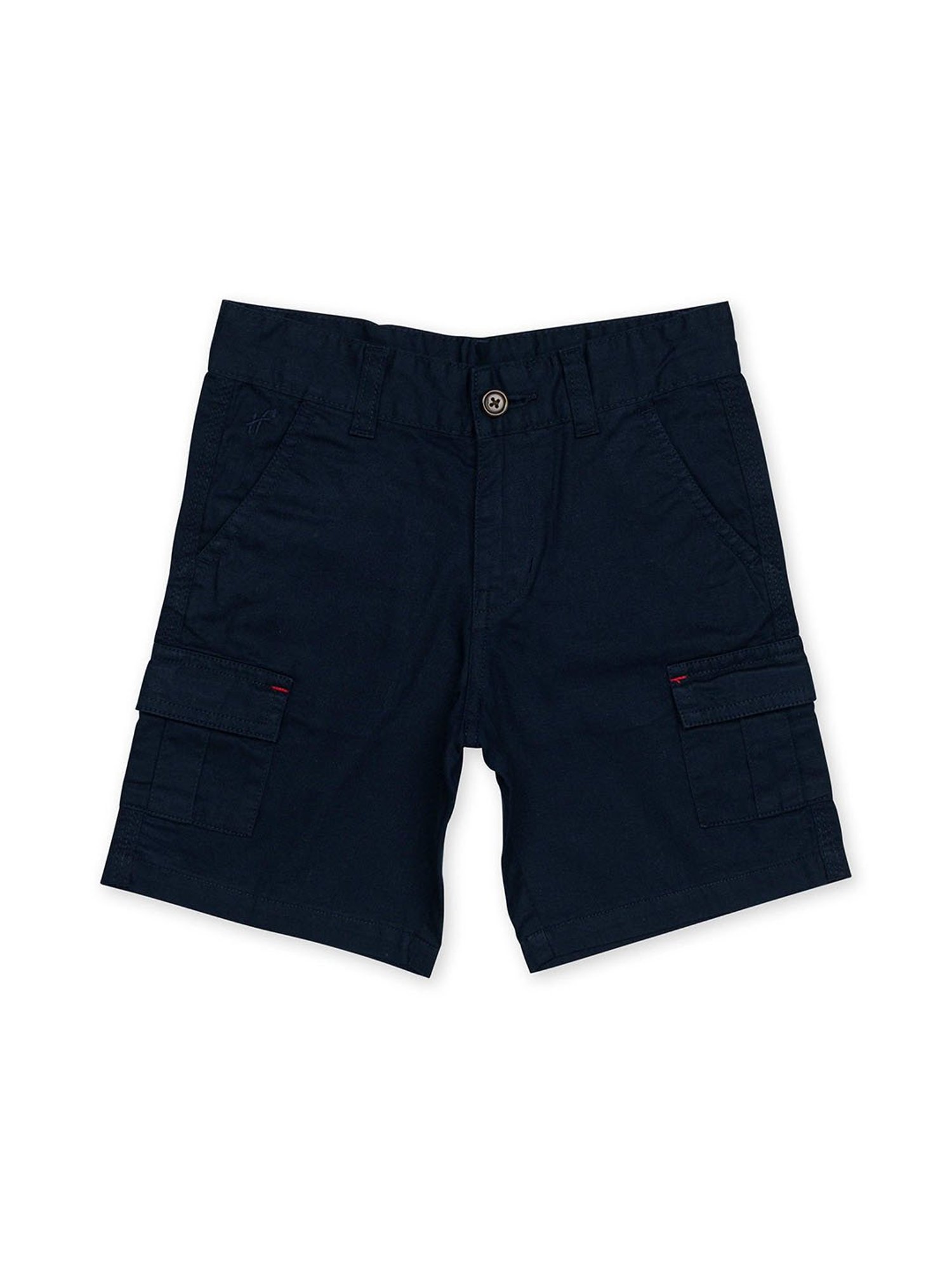 H by Hamleys Boys Navy Solid Shorts