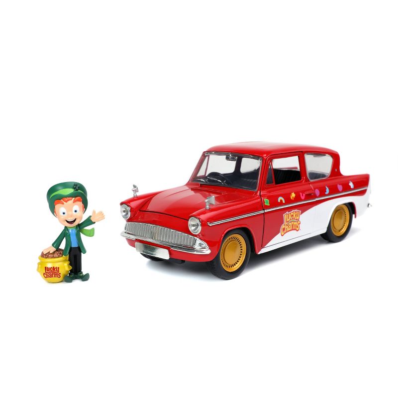 Hollywood Rides Lucky Charms '59 Ford Anglia 1:24 Scale Die-Cast Vehicle