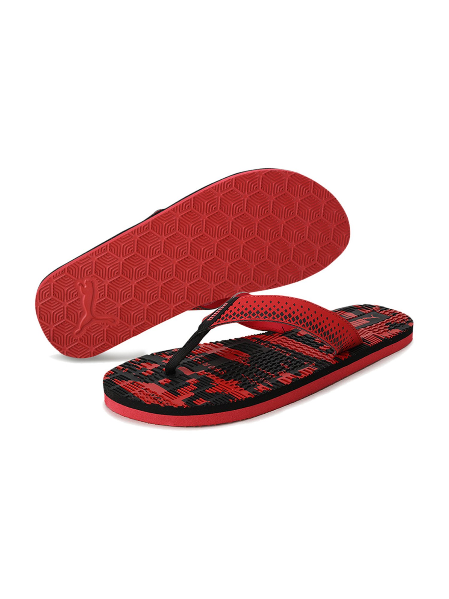 Puma Men's Puma Tonks V2 Red Flip Flops