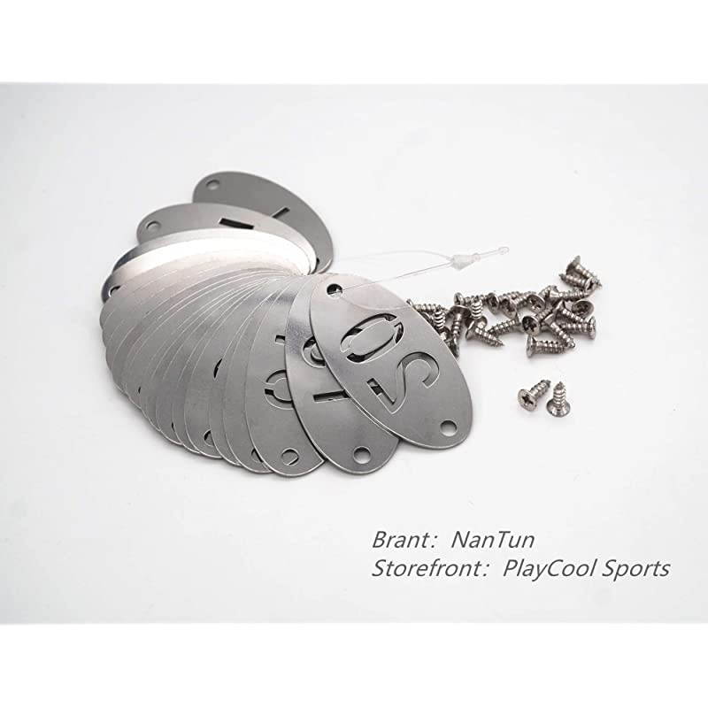 Stainless Steel Engraved Oval Table Numbers 120 Pubs Restaurants Clubs 1 to 20