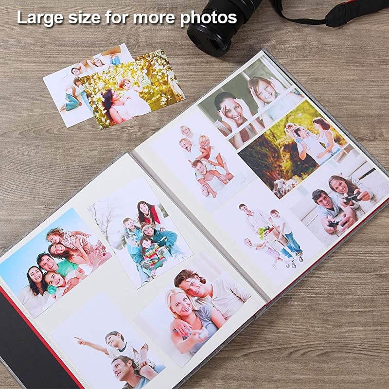 Album Self Adhesive 3x5 4x6 5x7 85x11 Magnetic Scrapbook Album DIY Length 11 x Width 108 Inches with A Metallic Pen