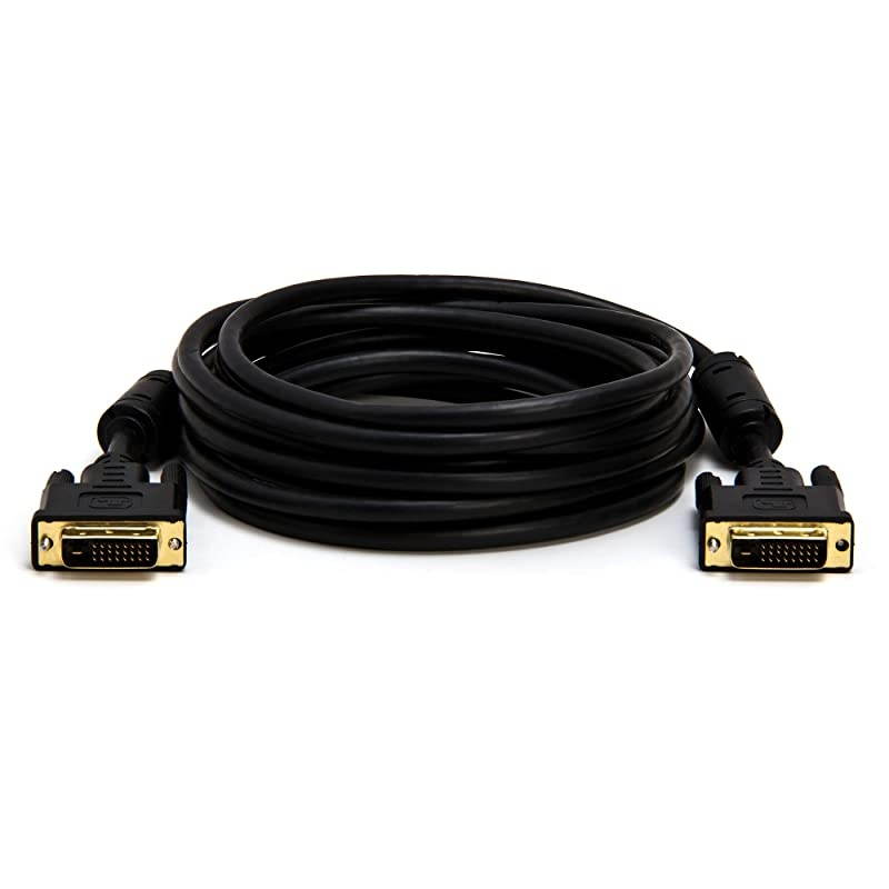 DVI to DVI Cable Dual Link Gold Plated DVI Dual Link CableDVI D Cable for Laptop Projector HDTV 15 Feet