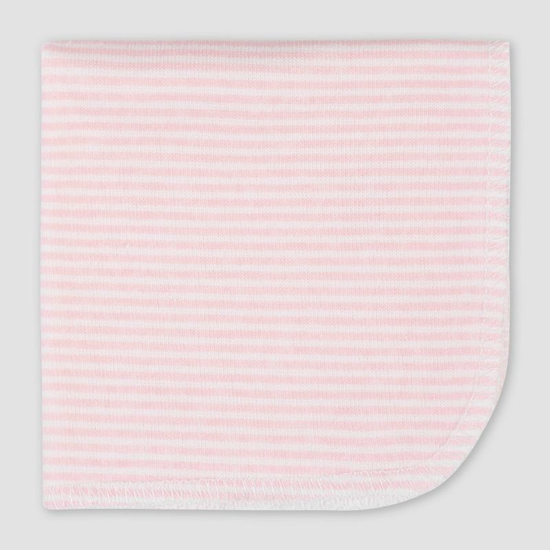 Gerber Baby Girls' 10pk Fox Washcloth Set - Pink