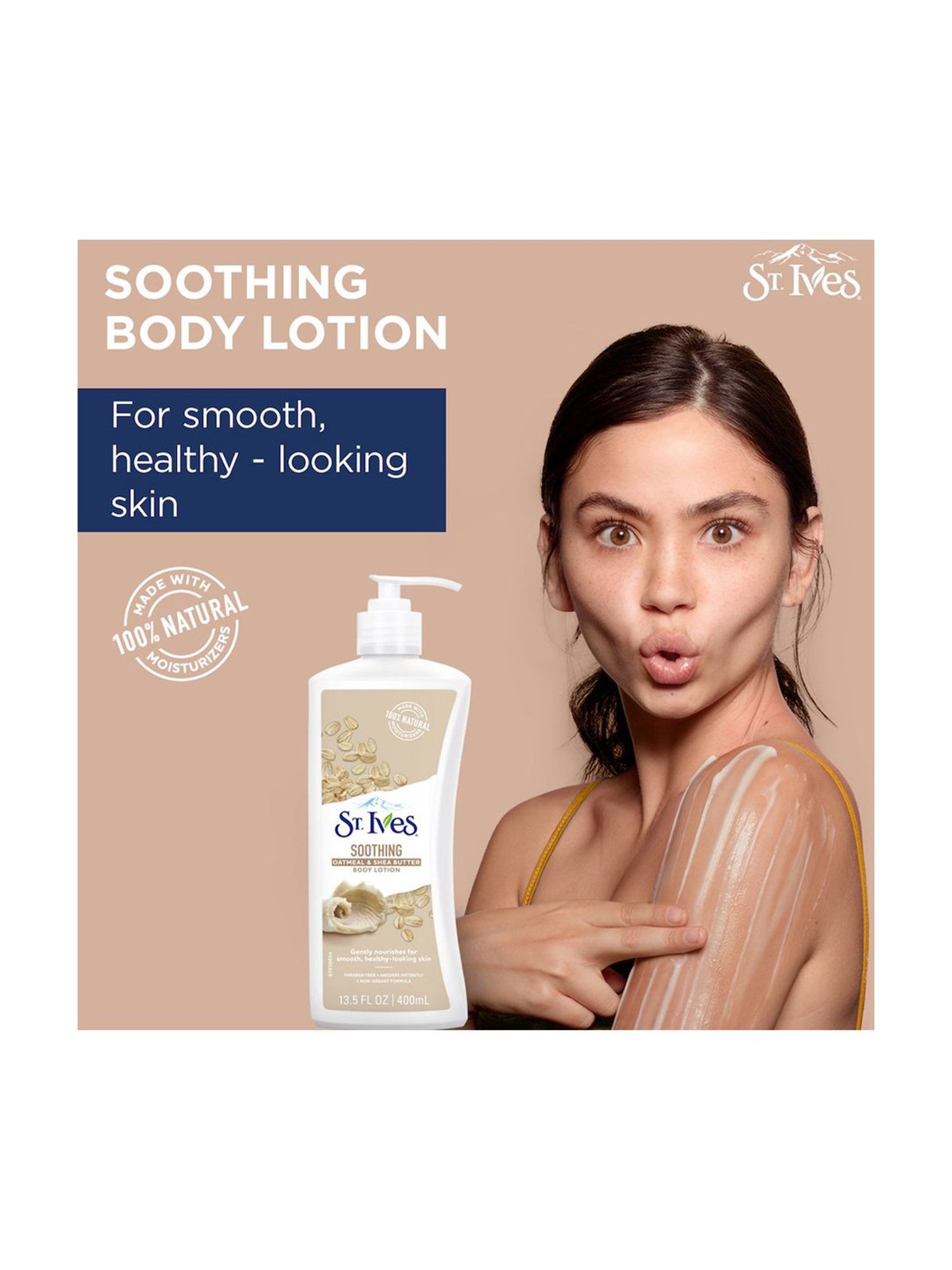 St. Ives Soothing Oatmeal & Shea Butter Body Lotion - 400 ml