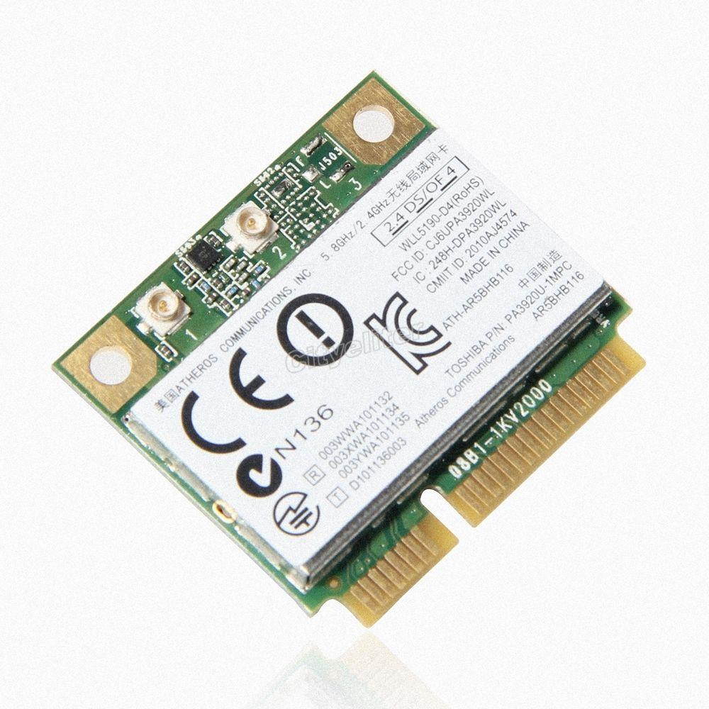 ATHEROS AR5BHB116 AR9382 Dual band 300M WIRELESS-N Laptop WIFI MINI PCI-e Card