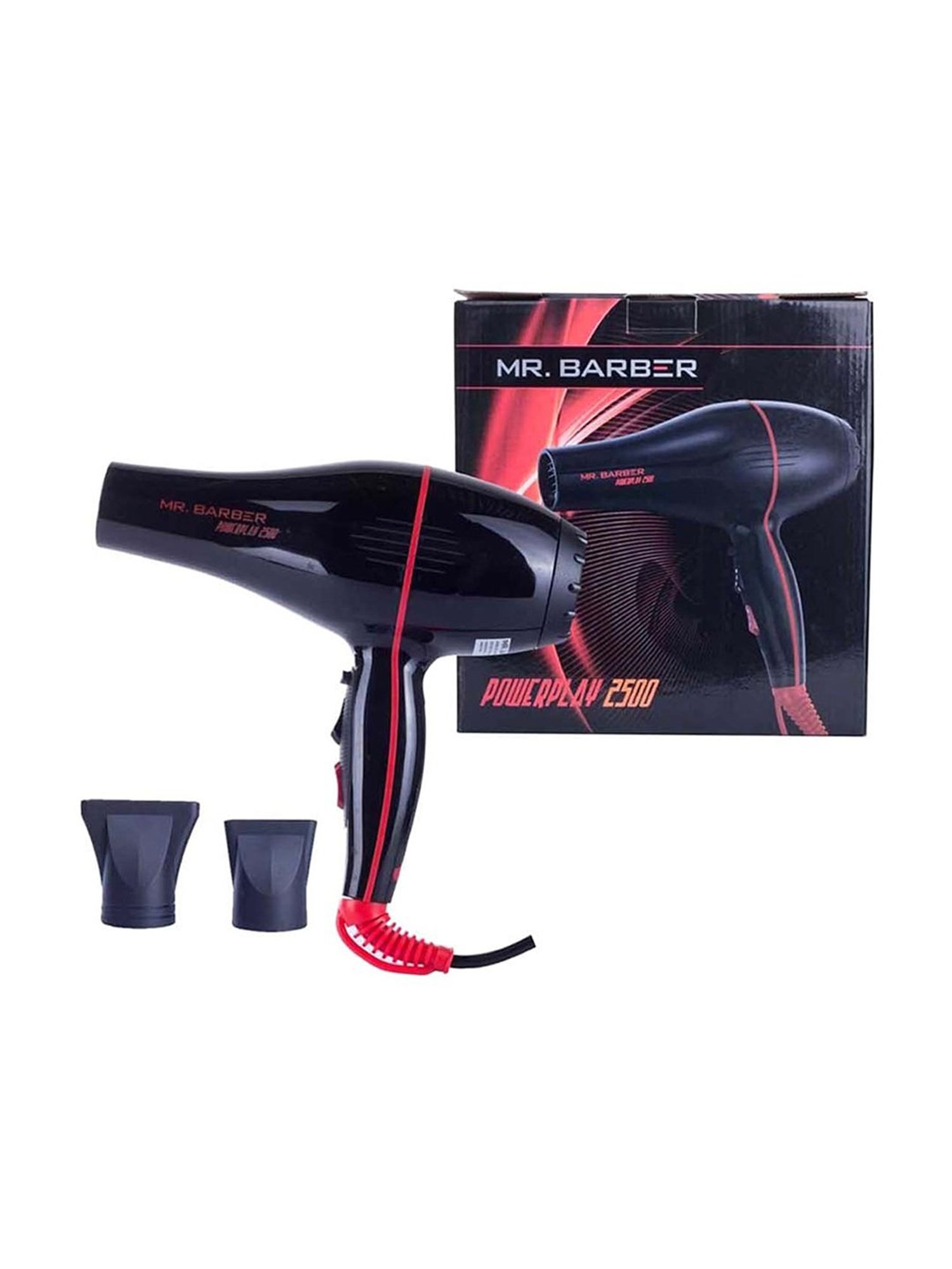 Mr. Barber Power Play MB-PP2500 2000-2200W Hair Dryer (Black)