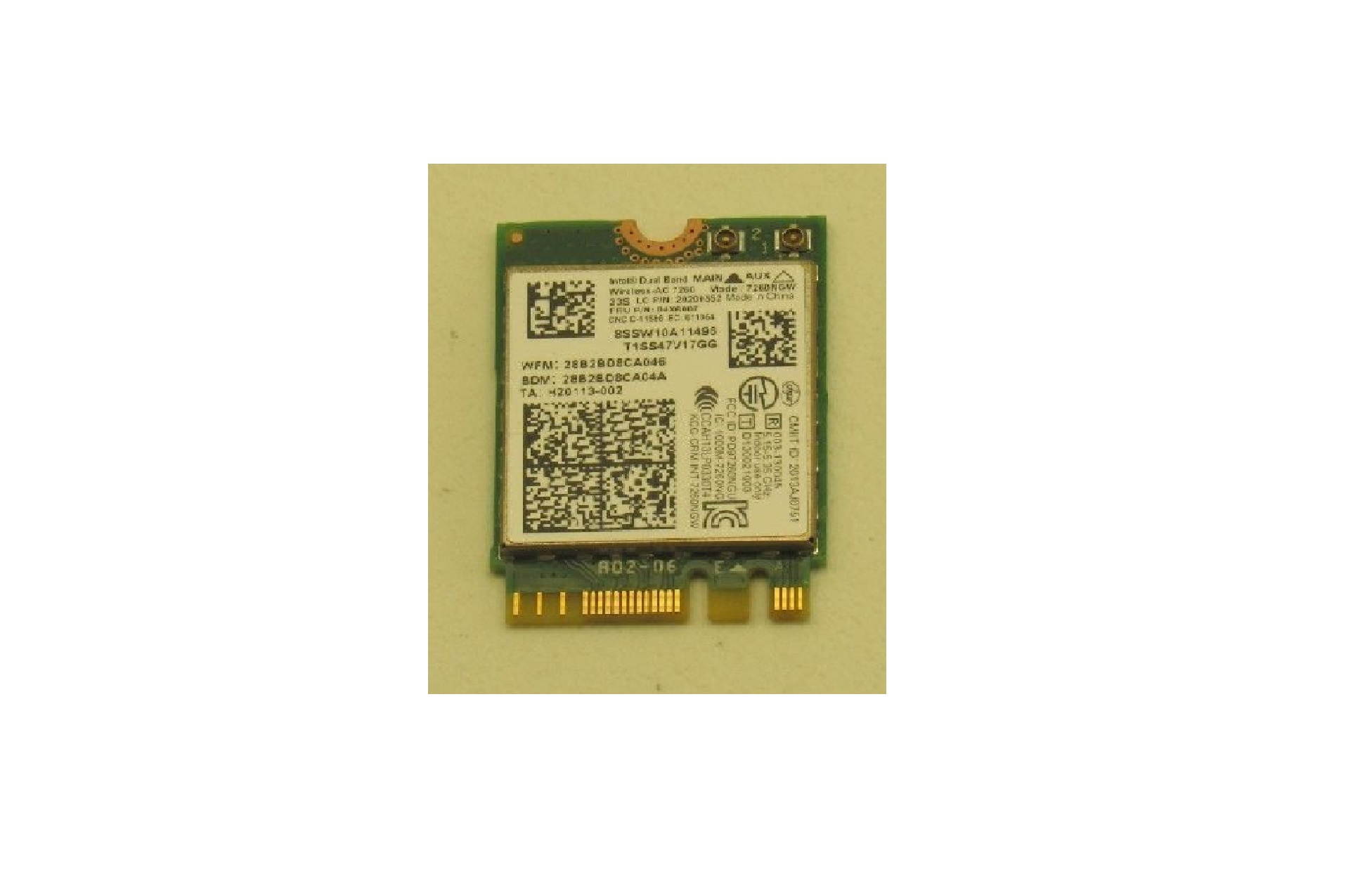 Original Lenovo ThinkPad T440S T450S T540p Mini WiFi Wireless Card 04X6007 7260NGW