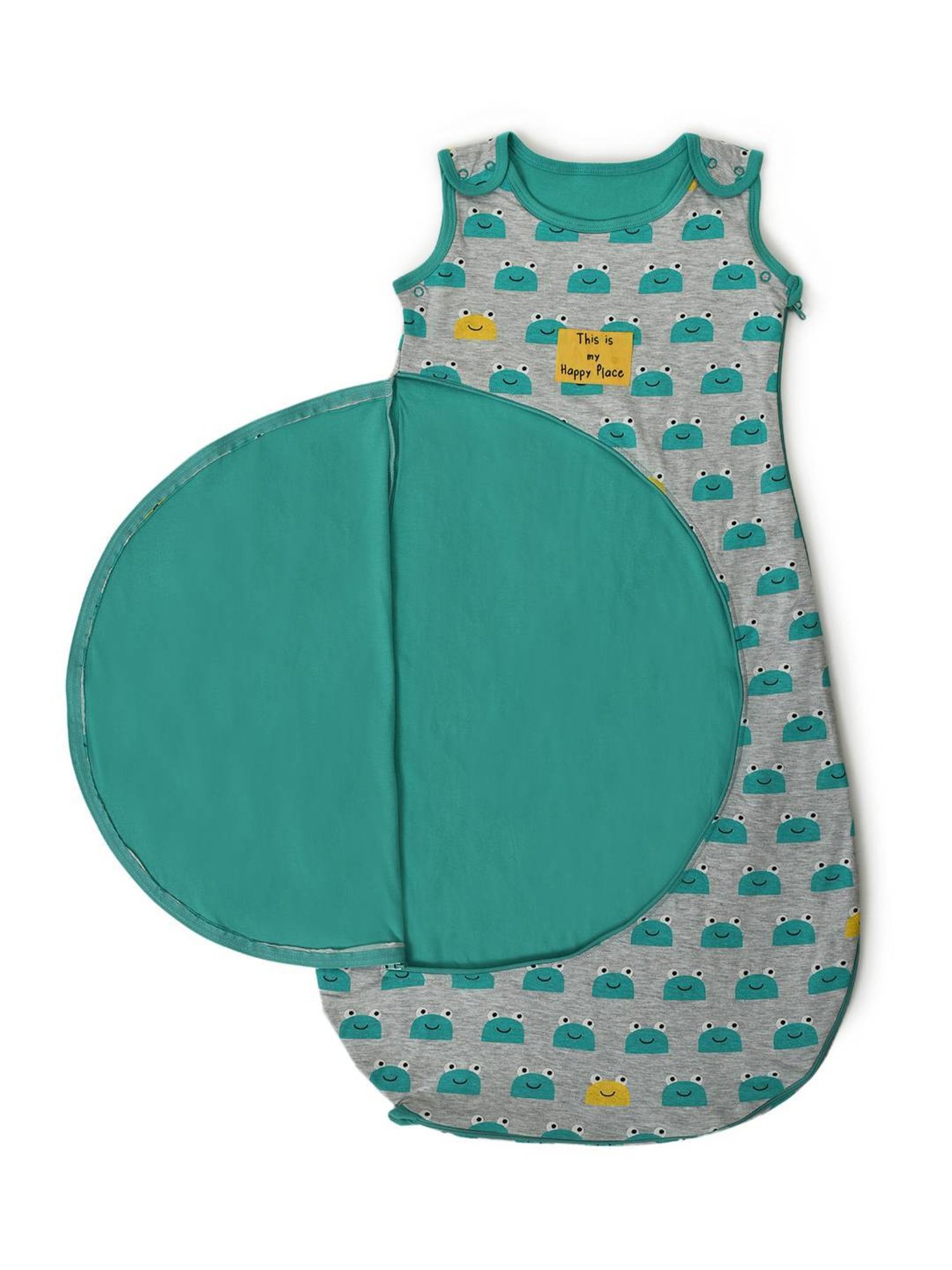 MiArcus Playful Printed Green Cotton Sleeping Bag