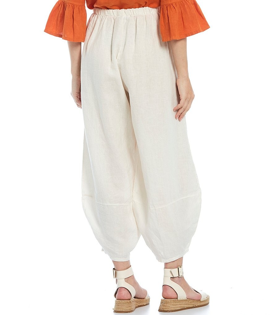 Bryn Walker Oliver Light Linen Ankle Lantern Pants