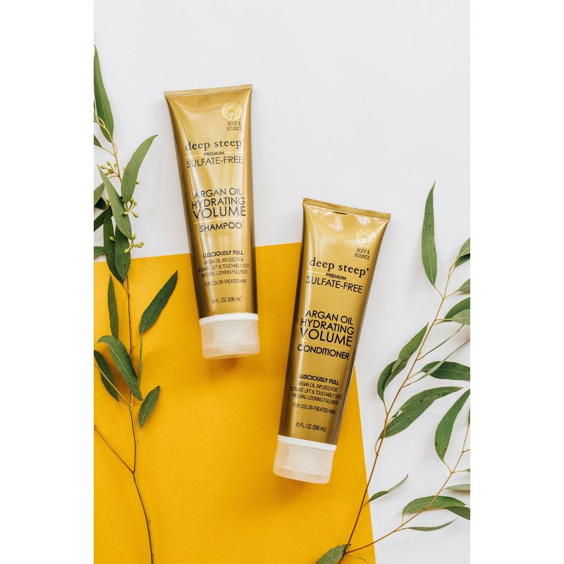 Deep Steep Argan Hydrating Volume Shampoo - 10 fl oz